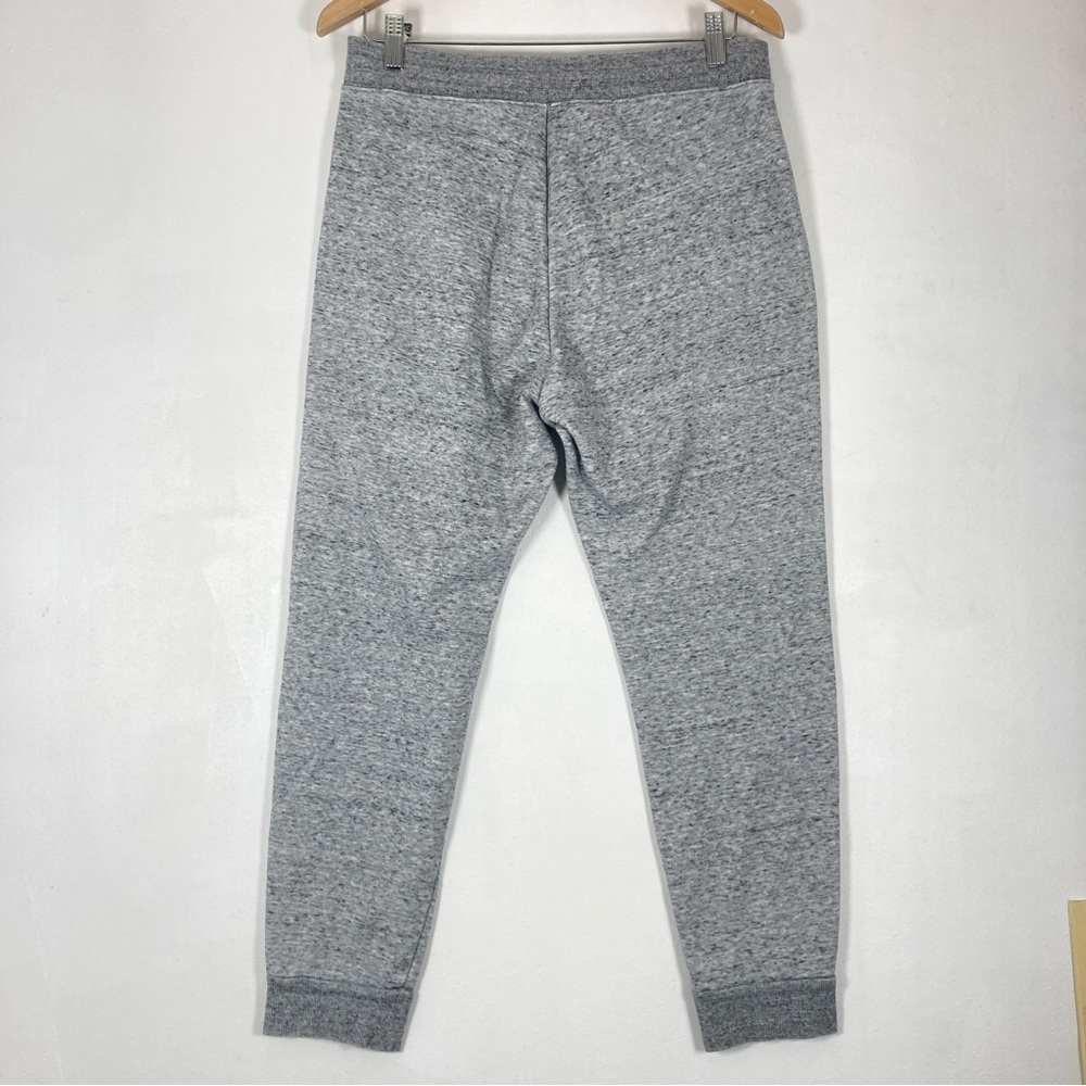 Uniqlo Sweatpants Mens M Gray Leg Athletic Drawstring Pockets Gym Heather Sport - Picture 16 of 16